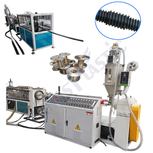 PE Plastic Spiral Corrugated Pipe Extruder Machine